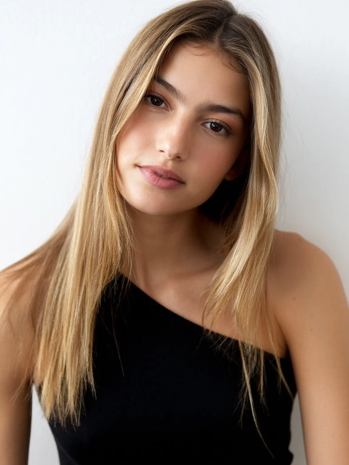 honey blonde balayage long layers